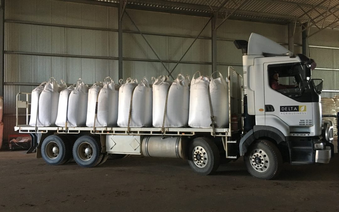 Another delivery of quality stockfeed to Caroona